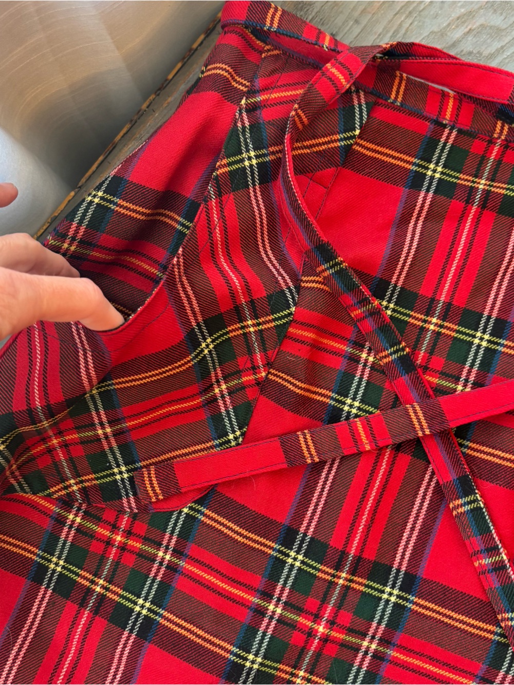 Vintage LL Bean plaid wrap skirt | size small - Picture 5 of 7